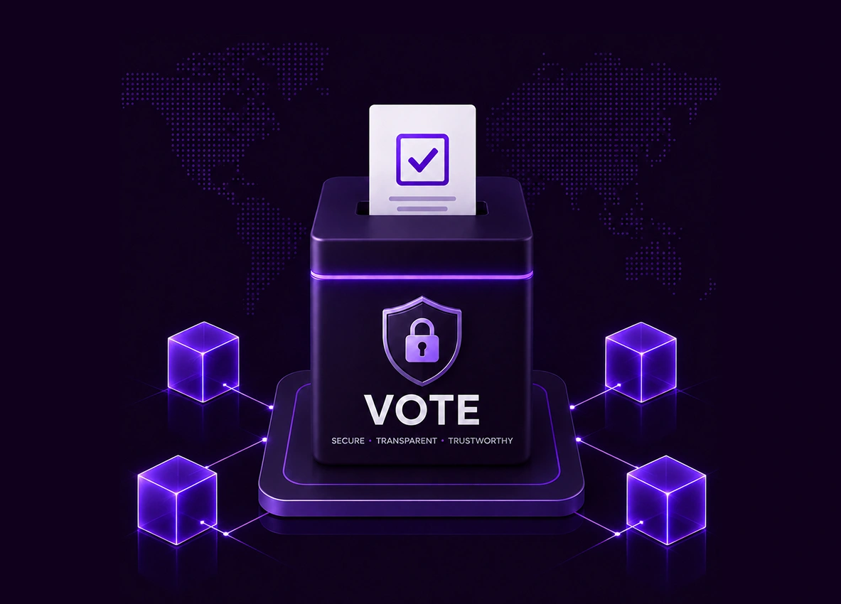 Blockchain voting system for trusted digital elections