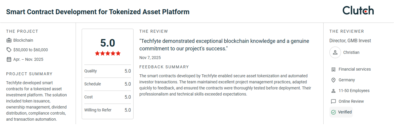 Smart Contract Reviews