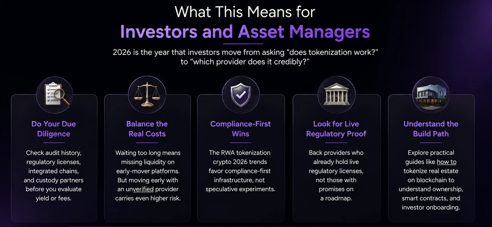 what rwa tokenization mean for investor and asset manager