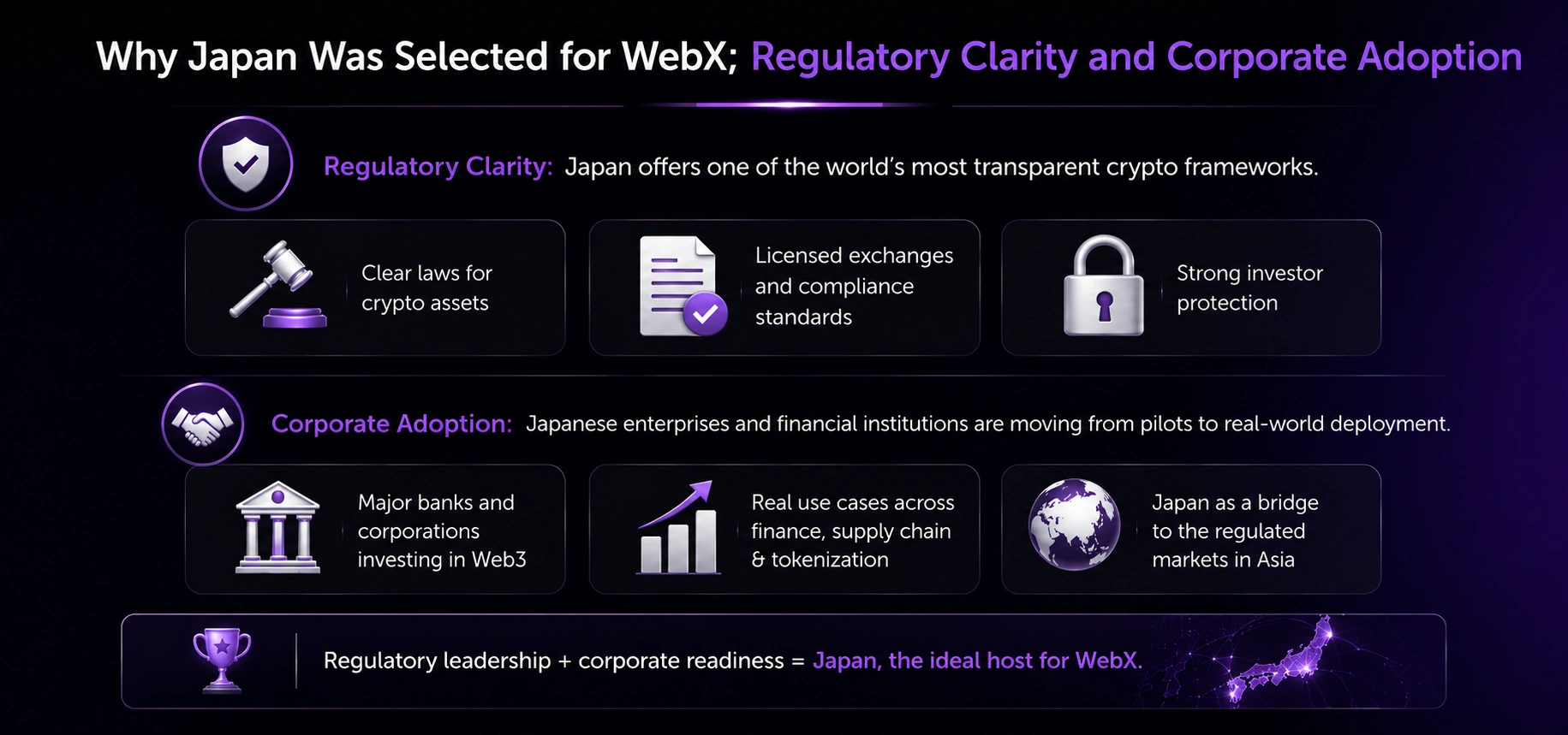 why japan was selected for wex 2026 event
