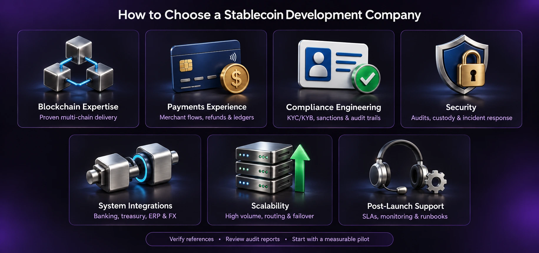 how to choose stablecoin development company